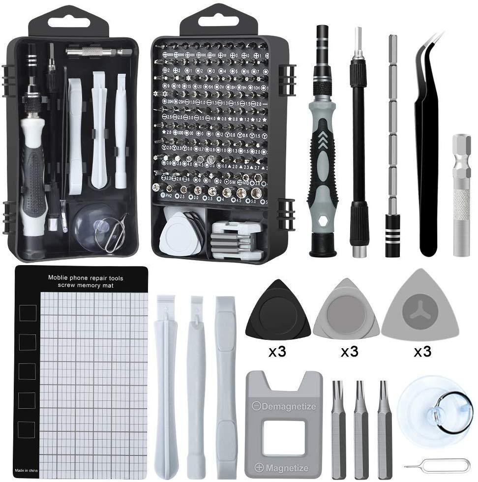122-in-1 screwdriver tool set Apple mobile phone repair and disassembly tool multi-function manual screwdriver set