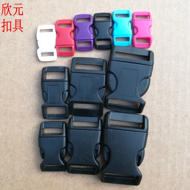 Plastic Buckle Wholesale Accessories Waist Bag Backpack Webbing Buckle Pom High-Quality 1cm Small Buckle Pet Adjustment Buckle detail