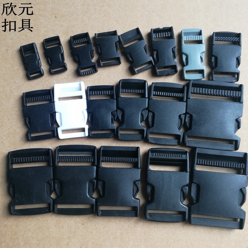 Plastic Buckle Wholesale Accessories Waist Bag Backpack Webbing Buckle Pom High-Quality 1cm Small Buckle Pet Adjustment Buckle detail