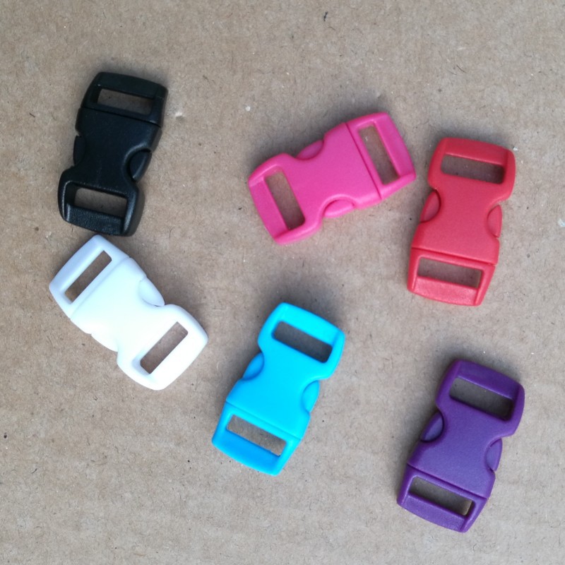 Plastic Buckle Wholesale Accessories Waist Bag Backpack Webbing Buckle Pom High-Quality 1cm Small Buckle Pet Adjustment Buckle detail