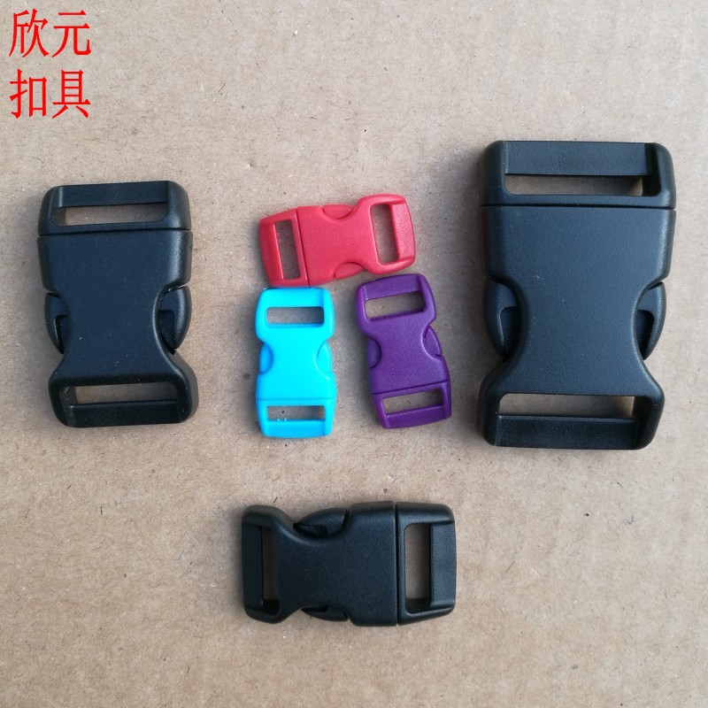 Plastic Buckle Wholesale Accessories Waist Bag Backpack Webbing Buckle Pom High-Quality 1cm Small Buckle Pet Adjustment Buckle detail