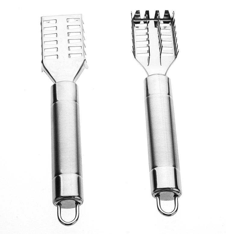 Kitchen Gadgets Stainless Steel Fish Scale Scraper Scaler Scaler Scaler Fish Scaler Fish Cutter Swordfish Brush detail