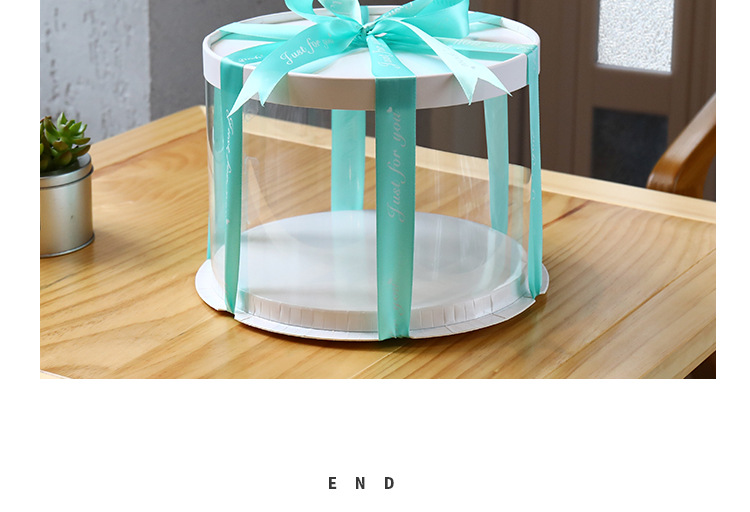 Round Cake Box Packaging Box 4 Inches 6 Inches 8inch 10inch Single Layer Double Layer Birthday Cake Box Popular Packaging Box detail