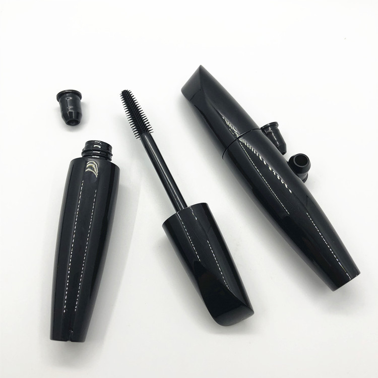 In stock supply DIY mascara empty tube overall bright black silicone head personalized eyelash curler 15g large capacity sub-bottle