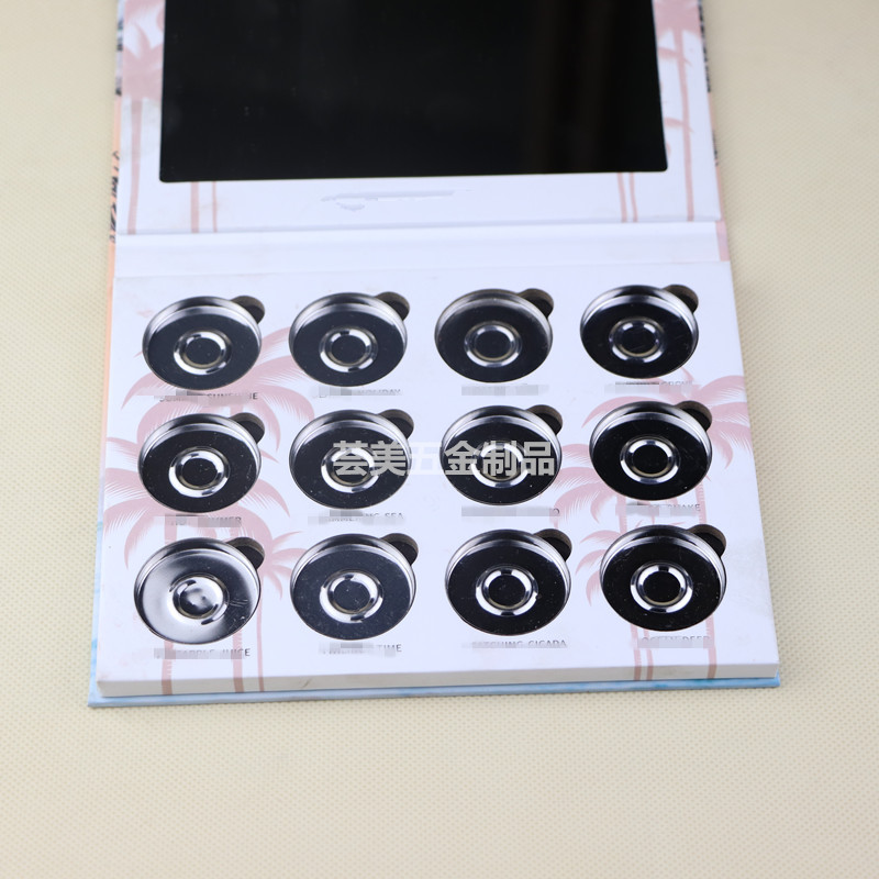 31mm Round Iron Tray,Makeup DIY Eyeshadow Solid Lipstick Dispensing Tray,Cosmetic Iron Tray Manufacturer Wholesale detail