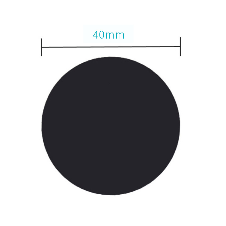 Round 40 square 45 * 65mm black magnetic sheet iron sheet Scraping Non-flower magnetic suction patch magnetic bracket square iron sheet detail