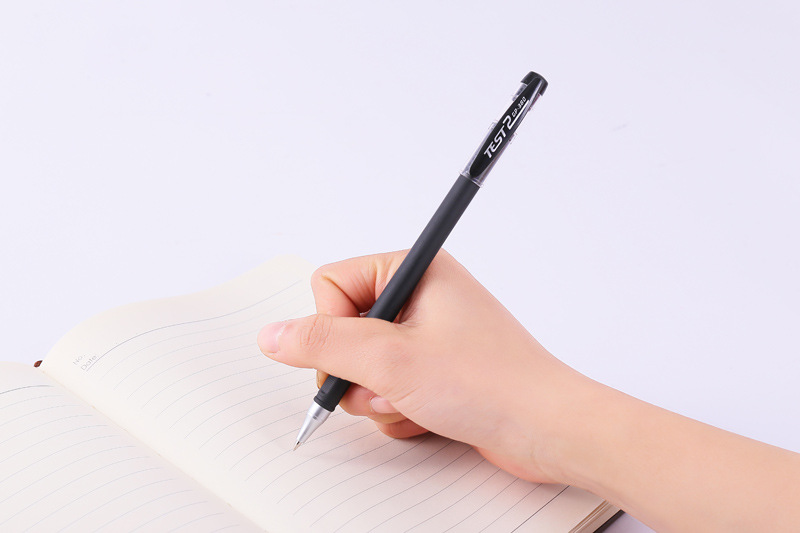 Office supplies 0.5mm gel pen bullet black frosted sign pen examination pen student stationery wholesale detail