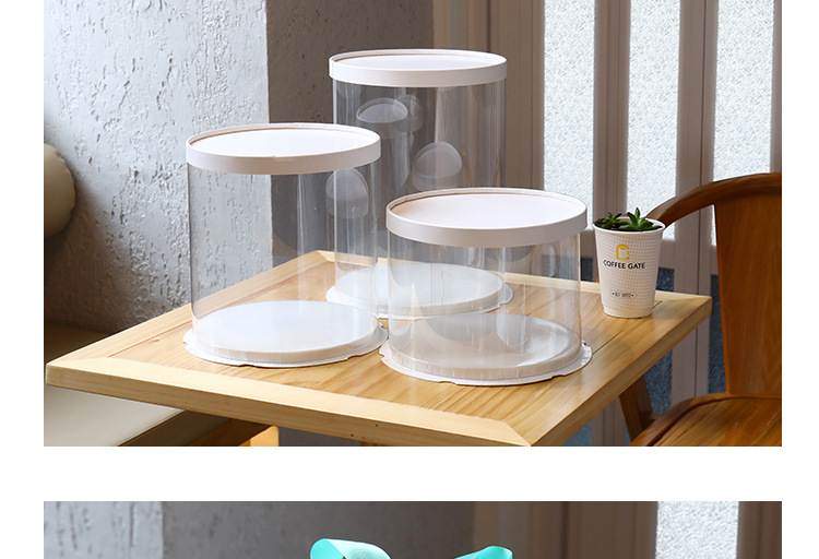 Round Cake Box Packaging Box 4 Inches 6 Inches 8inch 10inch Single Layer Double Layer Birthday Cake Box Popular Packaging Box detail