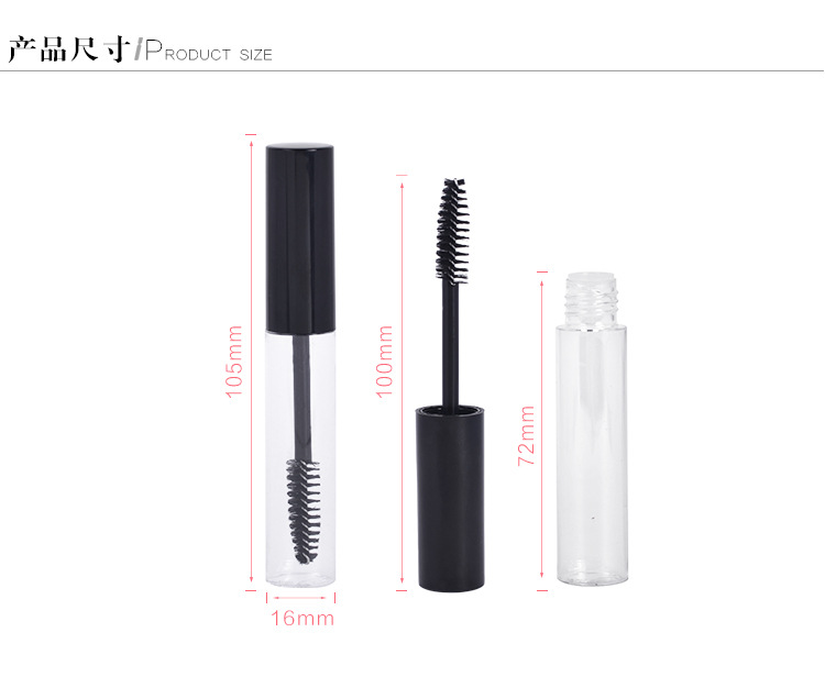 1 3 5 10ml Mascara Eyelash Growth Liquid Empty Tube Makeup Sample Bottle with Brush Head Cosmetics in Stock detail
