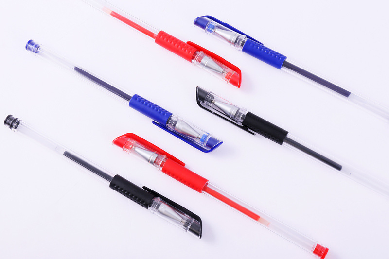 Office Supplies European Standard Gel Pen Plastic Signature Pen Student Black Water-Based Pen 0.5mm Bullet Tip Exam Pen detail