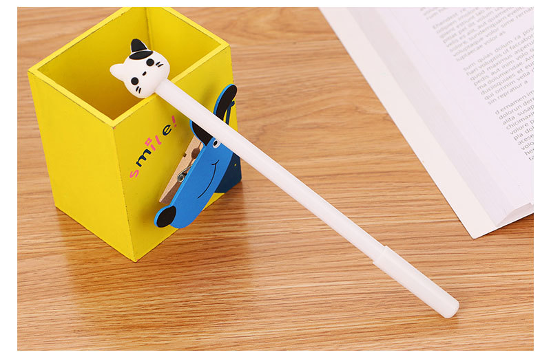 Creative stationery cartoon neutral pen office supplies black sign pen cute student examination pen manufacturers wholesale detail