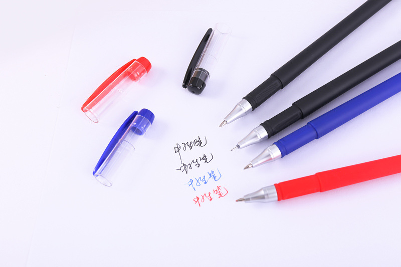 Office supplies 0.5mm gel pen bullet black frosted sign pen examination pen student stationery wholesale detail