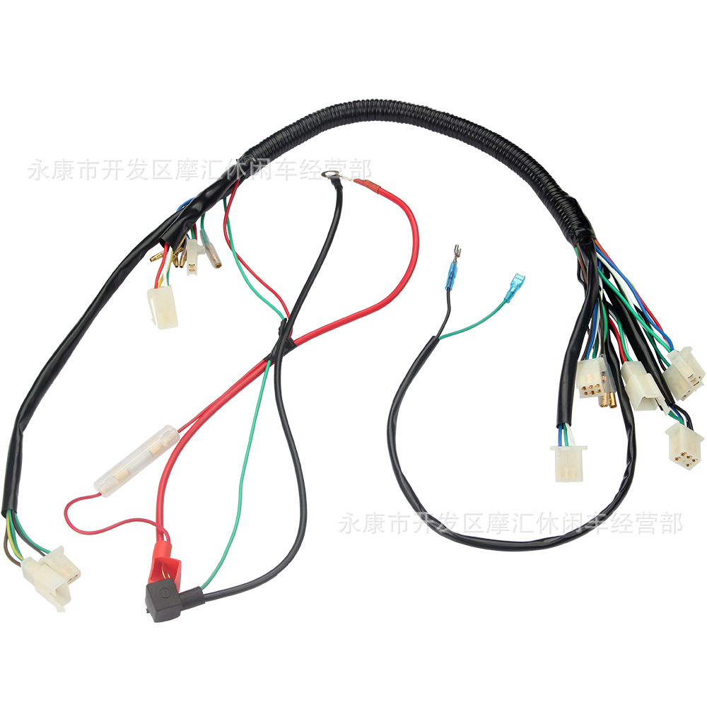 ATV ATV four-wheel accessories suitable for 50-110CC main wiring harness full car line Quad SunL Kazuma