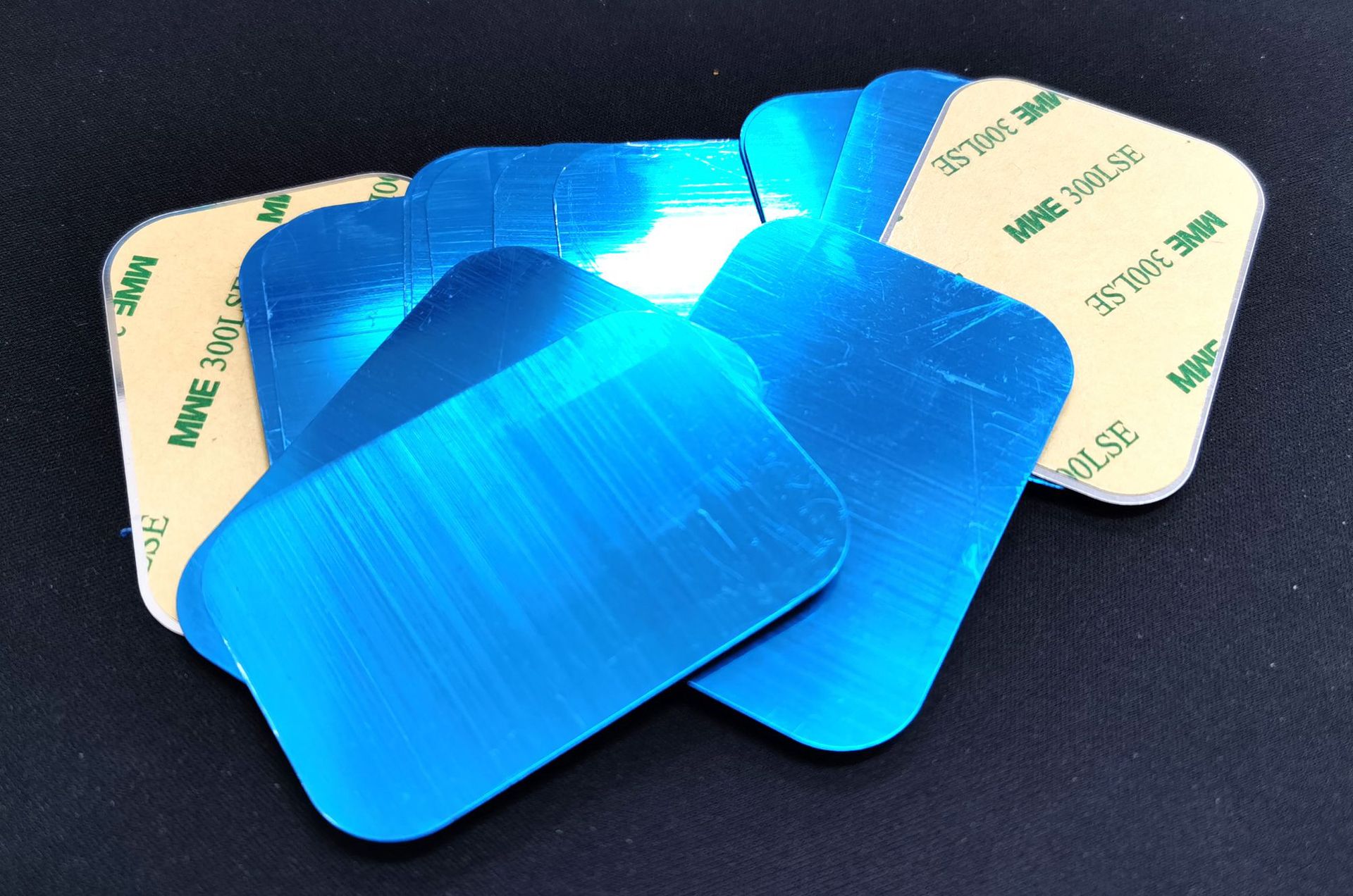 Magnetic Film Manufacturers Mobile Phone Bracket Accessories Round Rectangular Black Magnetic Patch Induction Lamp Iron Strip with Adhesive Back detail