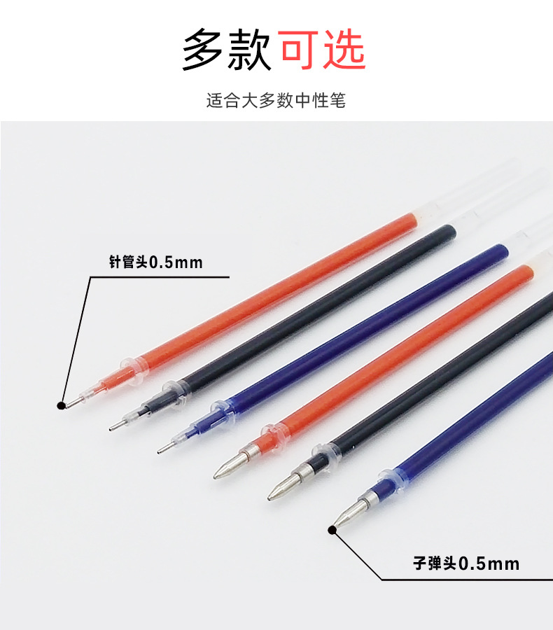 12-Pack European Standard Ballpoint Pens,Carbon Ink Signature Pens,Office Stationery,Water-Based Gel Pens,Black Bullet Tip 0.5mm detail