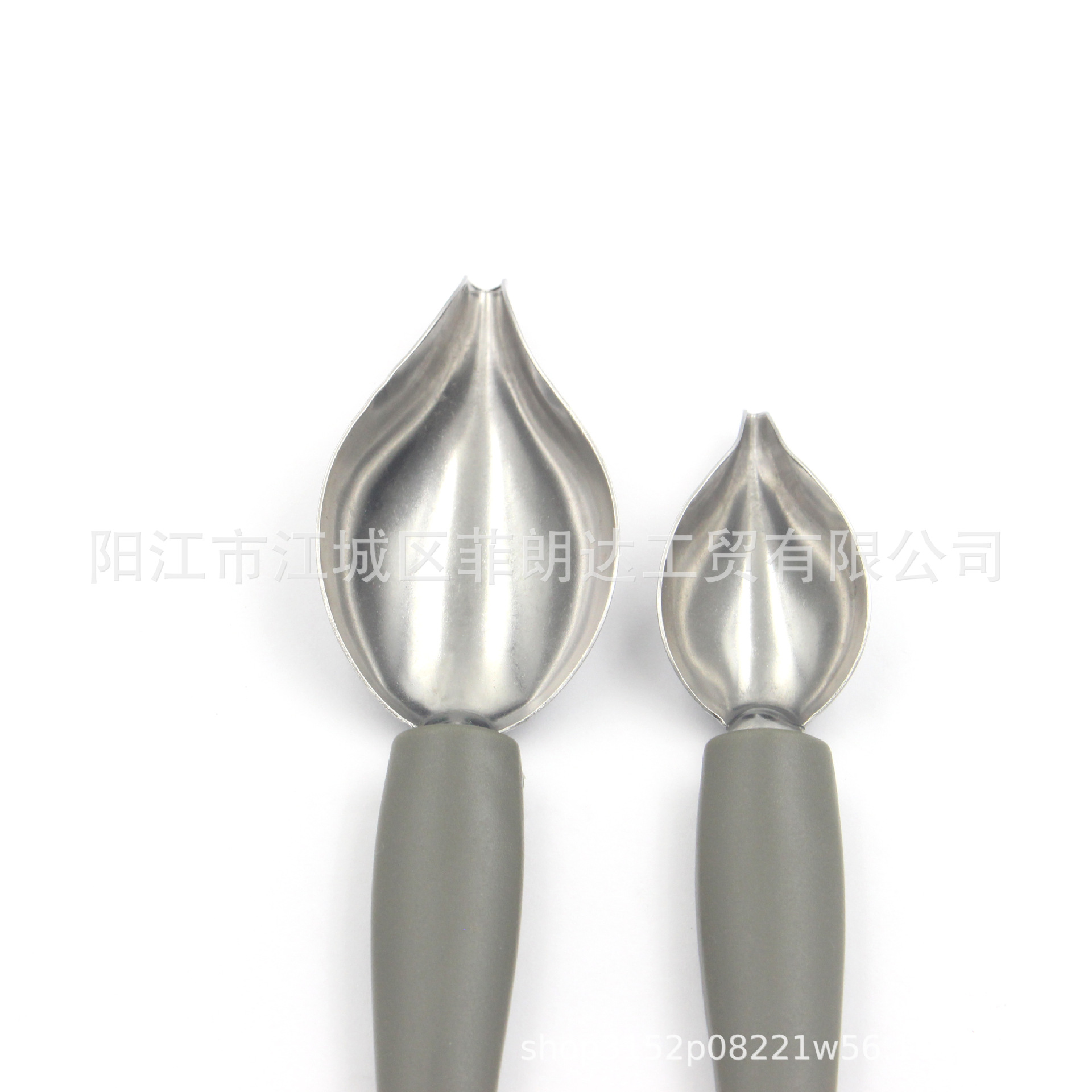2 Kitchen Western Restaurant Plate Tool Baking Dessert Sauce Cooking Stainless Steel Spoon Chocolate Tool detail