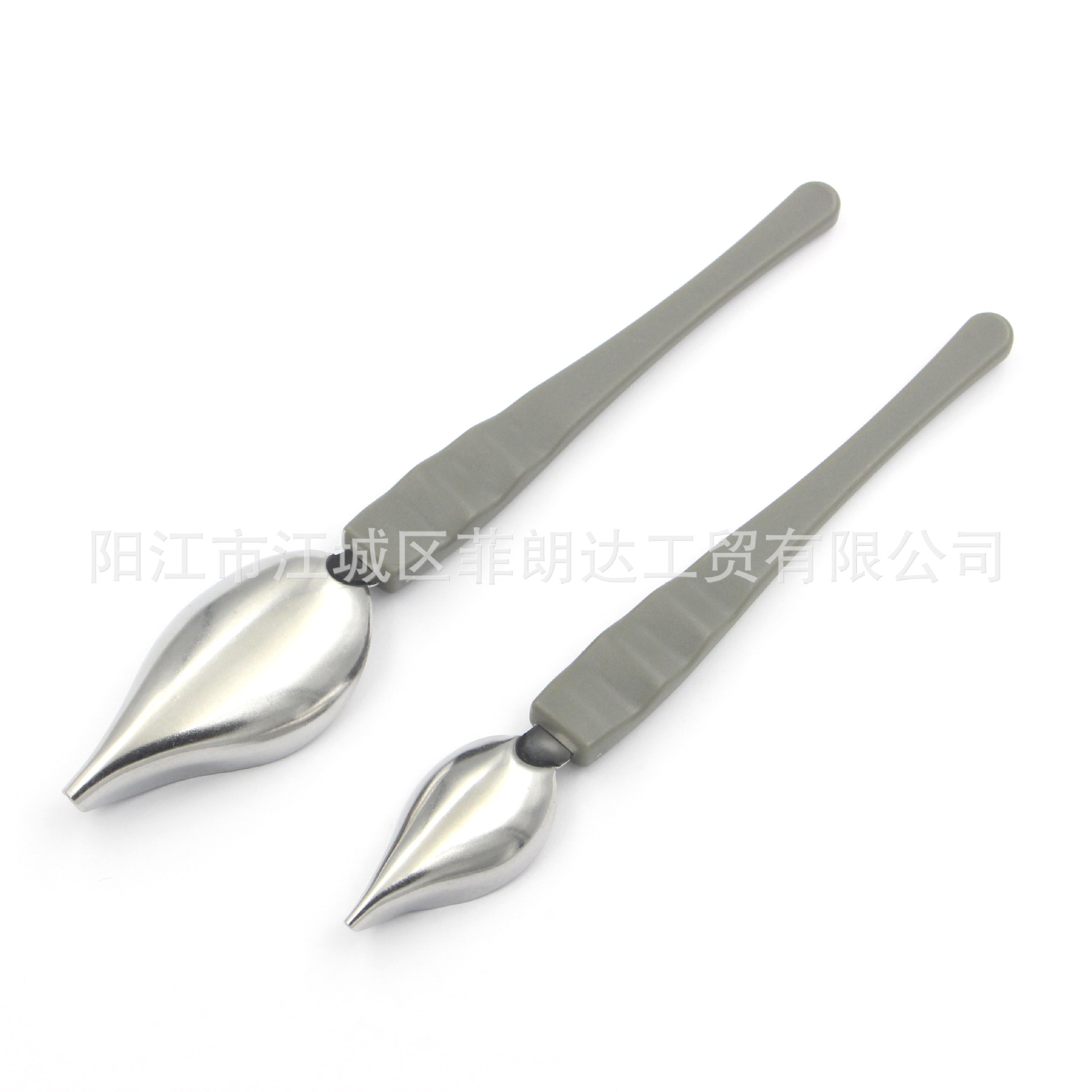 2 Kitchen Western Restaurant Plate Tool Baking Dessert Sauce Cooking Stainless Steel Spoon Chocolate Tool detail