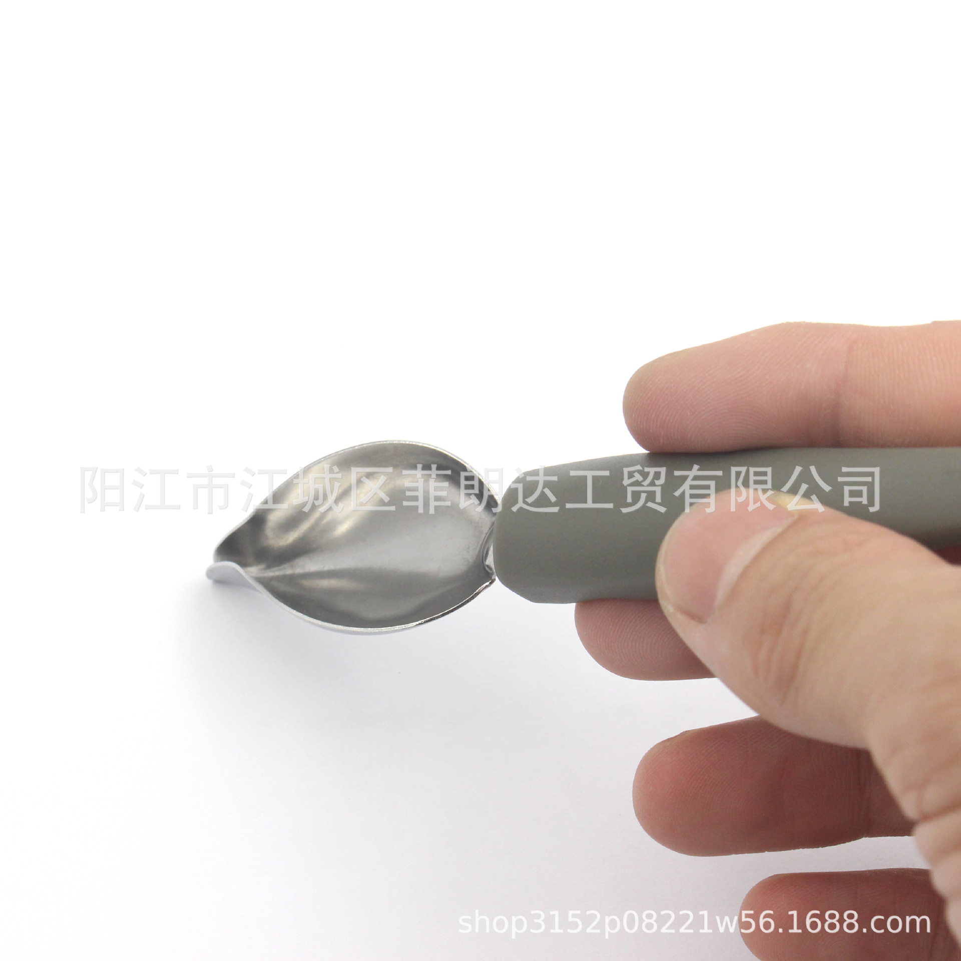 2 Kitchen Western Restaurant Plate Tool Baking Dessert Sauce Cooking Stainless Steel Spoon Chocolate Tool detail