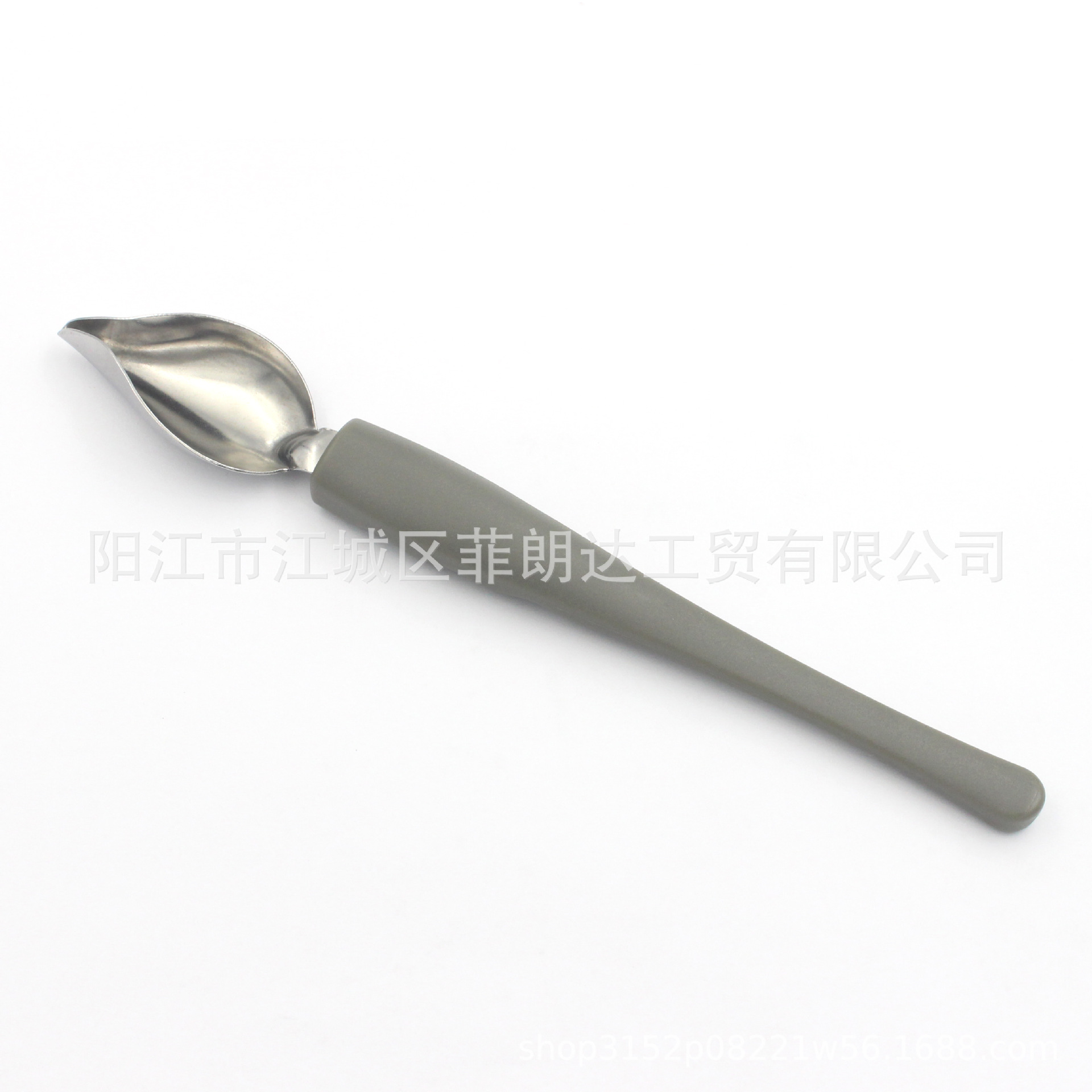 2 Kitchen Western Restaurant Plate Tool Baking Dessert Sauce Cooking Stainless Steel Spoon Chocolate Tool detail