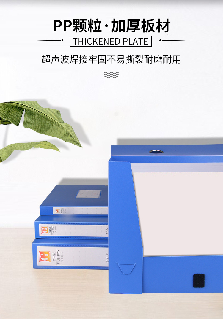 Manufacturer File Box 5.5 Plastic Information Box 3.5A4 Storage Box 7.5 Office Supplies Stationery File Box detail
