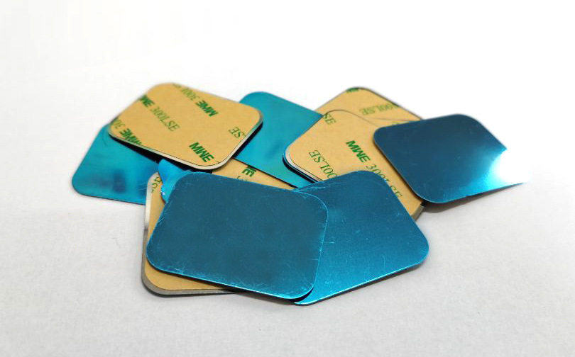 Magnetic Film Manufacturers Mobile Phone Bracket Accessories Round Rectangular Black Magnetic Patch Induction Lamp Iron Strip with Adhesive Back detail
