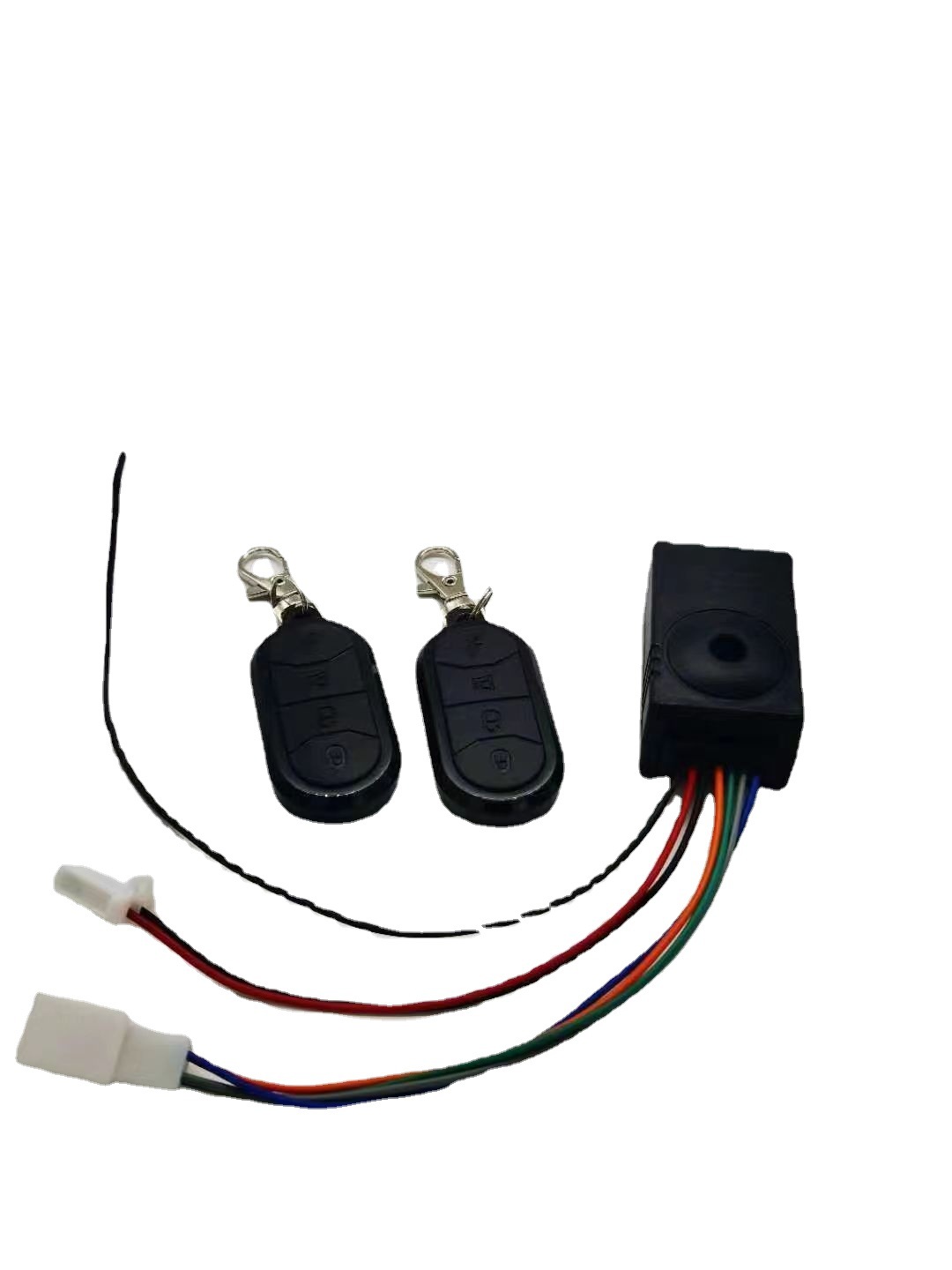 Smart Electric Vehicle Anti-Theft Device,Alarm,Remote Control,One-Button Start,Battery Car Key,Integrated Electronic Lock